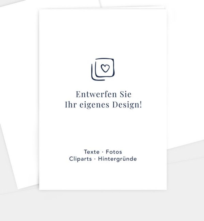 Dankeskarte Blanko Design Blanko Design