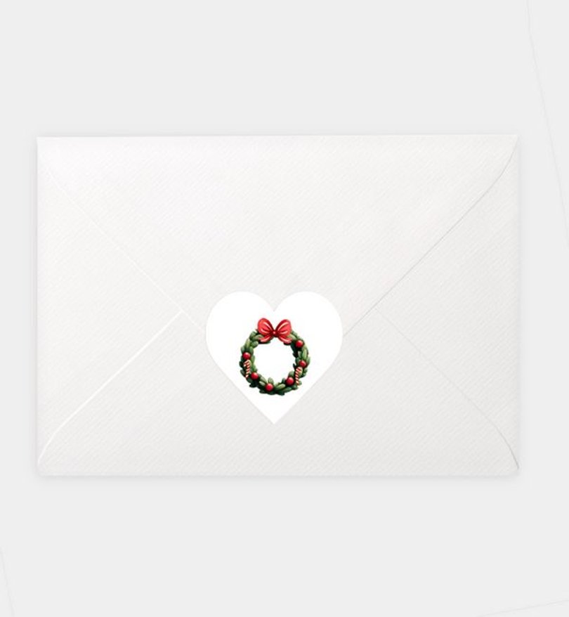 Siegelsticker Weihnachten Joyful