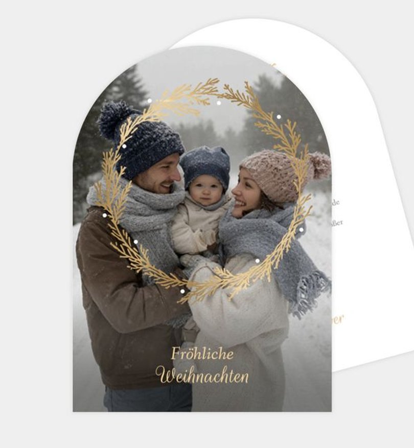 Weihnachtskarte Weihnachten/Privat Wonders