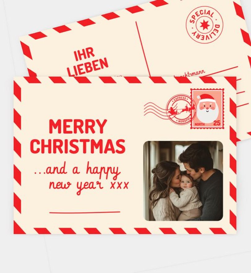 Weihnachtskarte Weihnachten/Privat Weihnachtspost