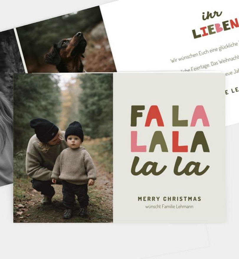 Weihnachtskarte Weihnachten/Privat Holy Holiday
