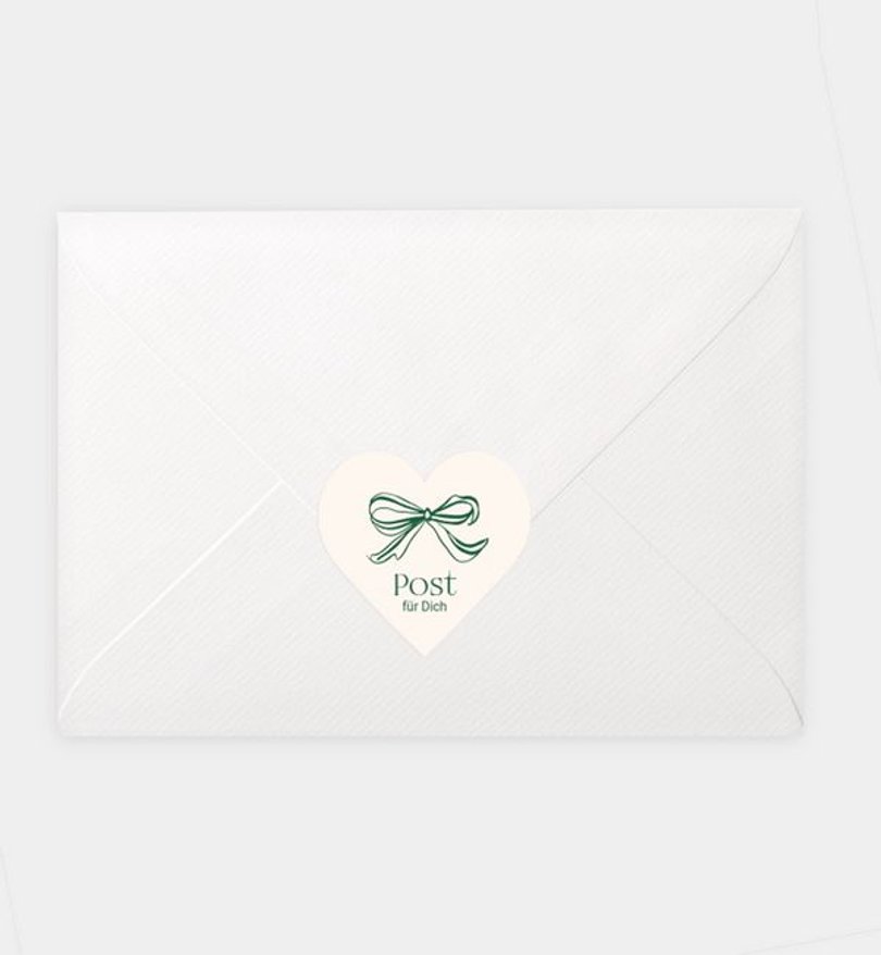 Siegelsticker Weihnachten Green Whisper