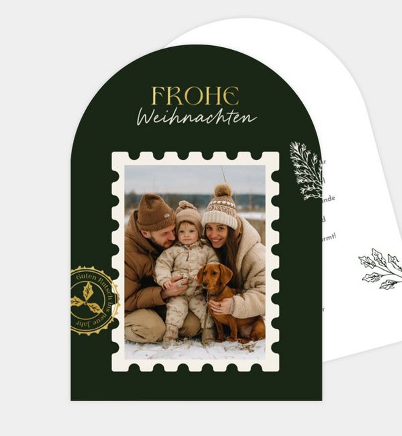 Weihnachtskarte Weihnachten/Privat Modern Postcard