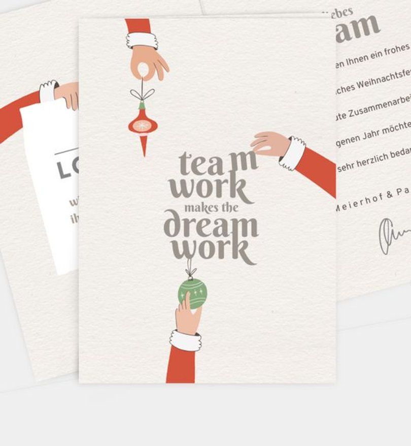 Weihnachtskarte Weihnachten/Geschäftlich Wichtel · UNICEF