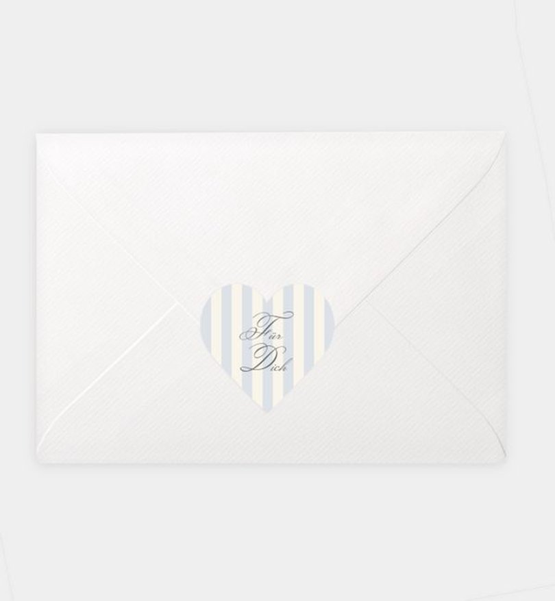 Siegelsticker Hochzeit Royal Stripes