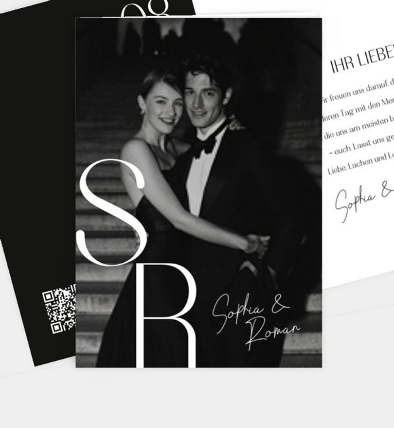 Einladungskarte Hochzeit Urban Classic