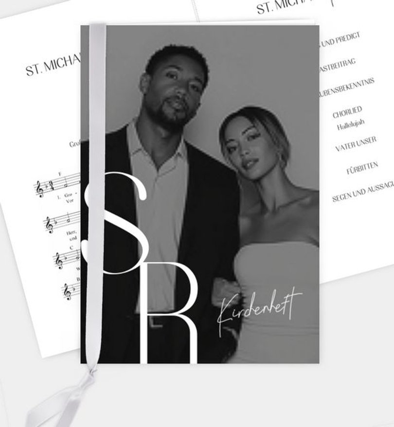 Kirchenheft Hochzeit Urban Classic