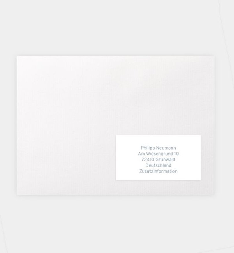 Empfängeraufkleber Konfirmation Farbenspiel