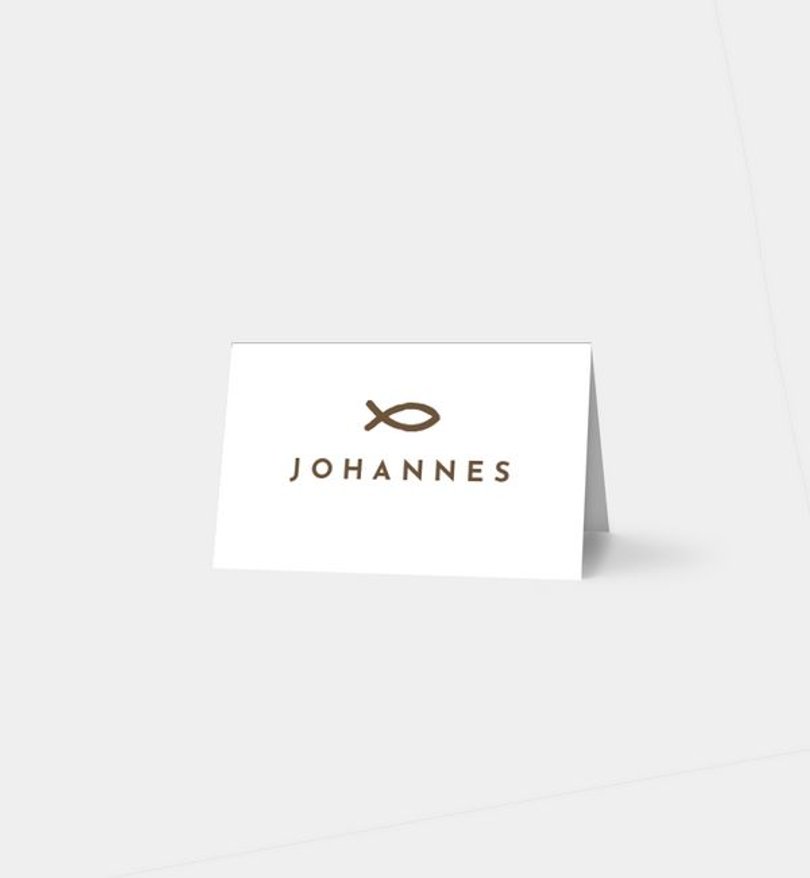 Tischkarte Konfirmation Next Step