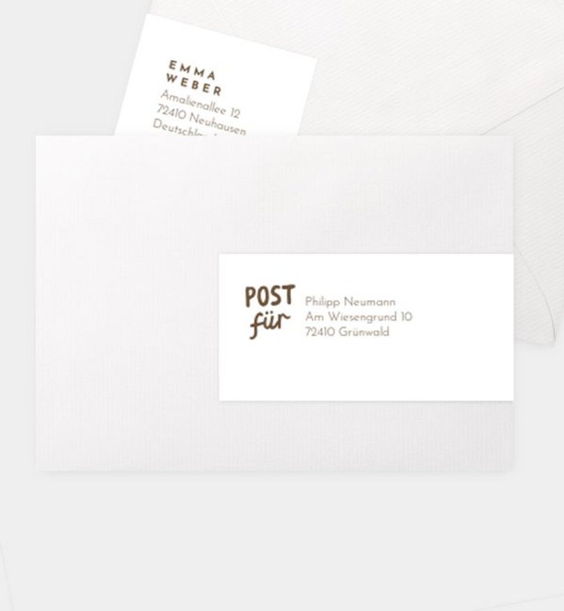 Adressaufkleber Konfirmation Next Step