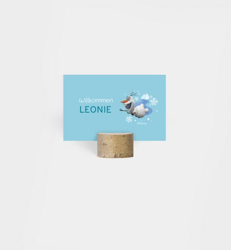 Tischkarte Kindergeburtstag Frozen · Best Friends