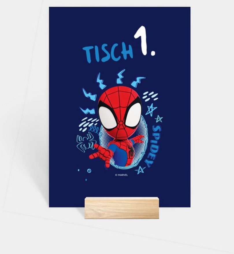 Tischnummer Kindergeburtstag Tischnummer