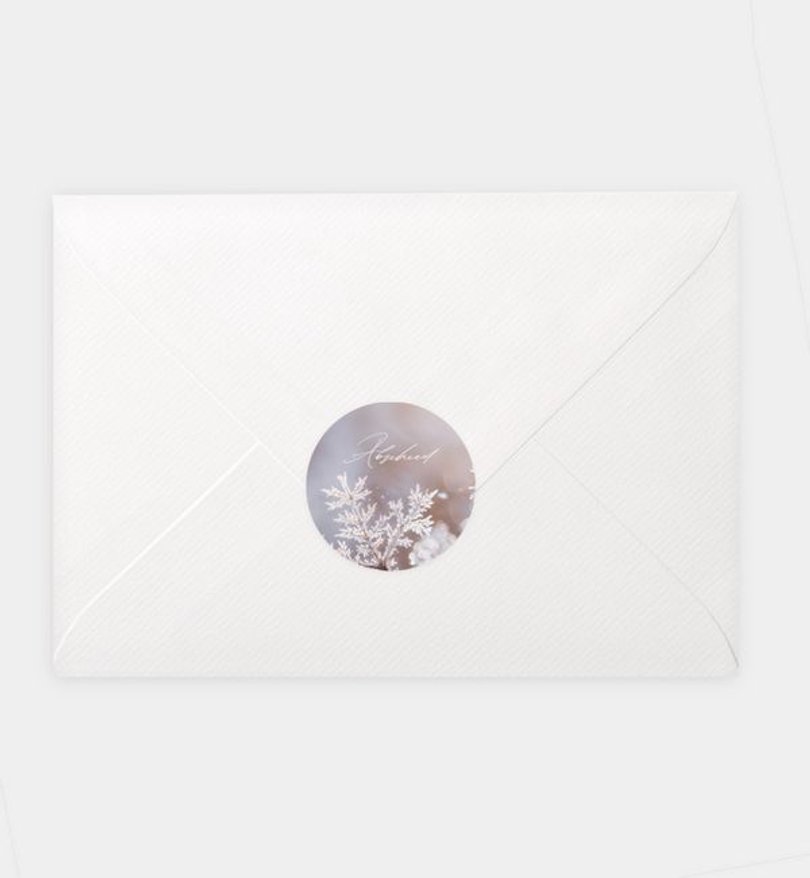 Siegelsticker Trauer Frozen Branch