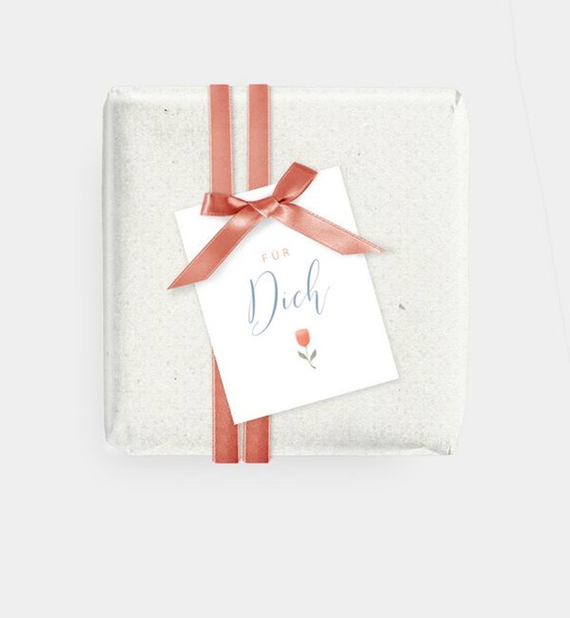 Geschenkanhänger Taufe Süße Blütenzeit