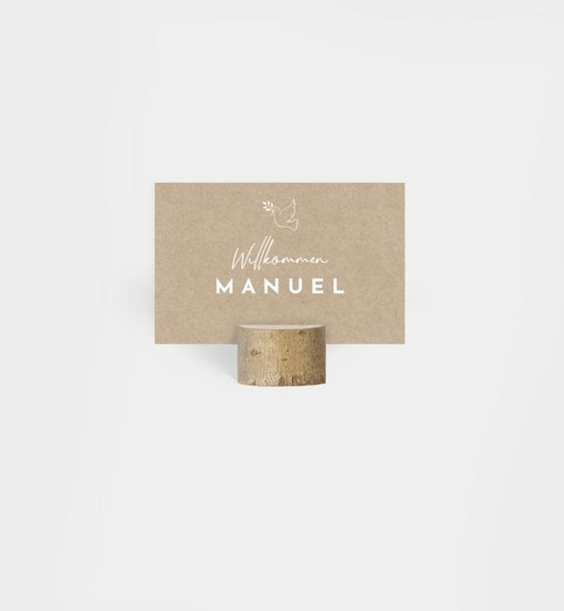 Tischkarte Kommunion Crafty Icons