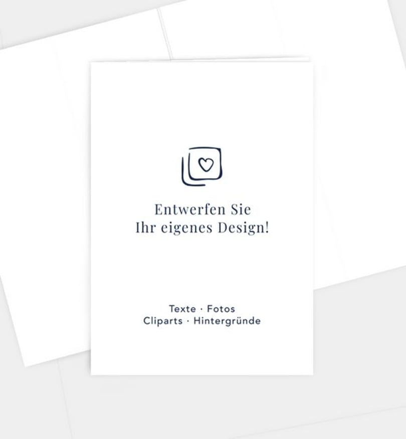 Einladungskarte Geburtstag Blanko Design