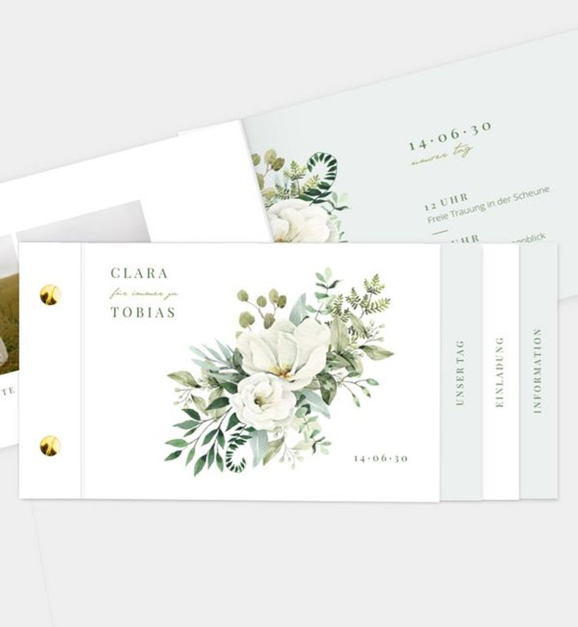 Einladungskarte Hochzeit Green Romance · UNICEF