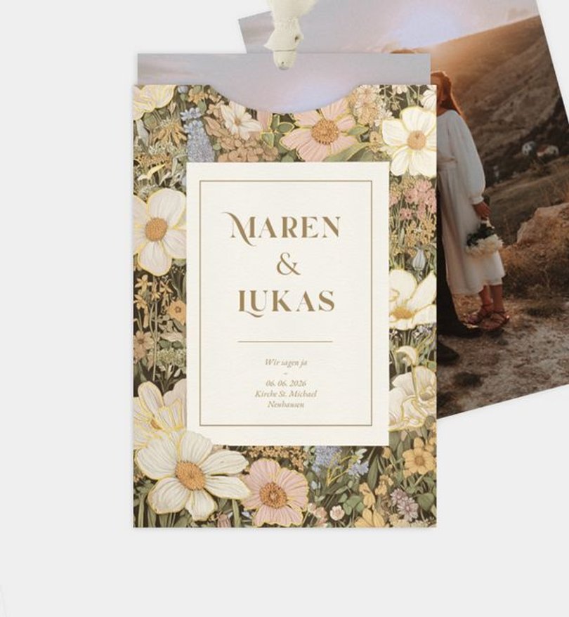 Einladungskarte Hochzeit Heavy Meadow · UNICEF