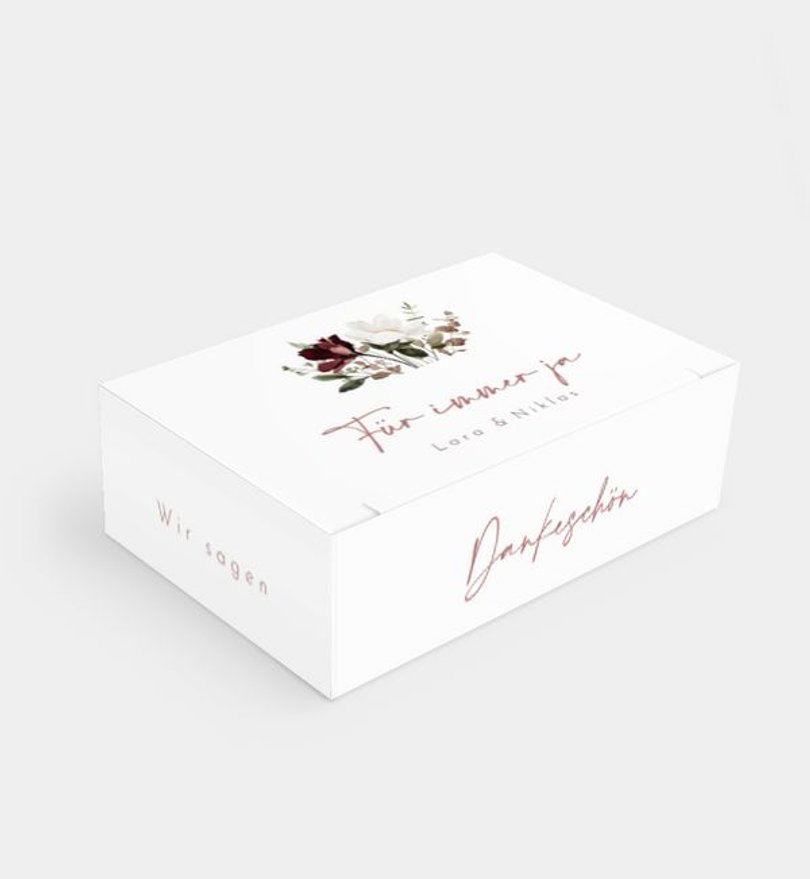 Gastgeschenk Hochzeit Blumenstrauß
