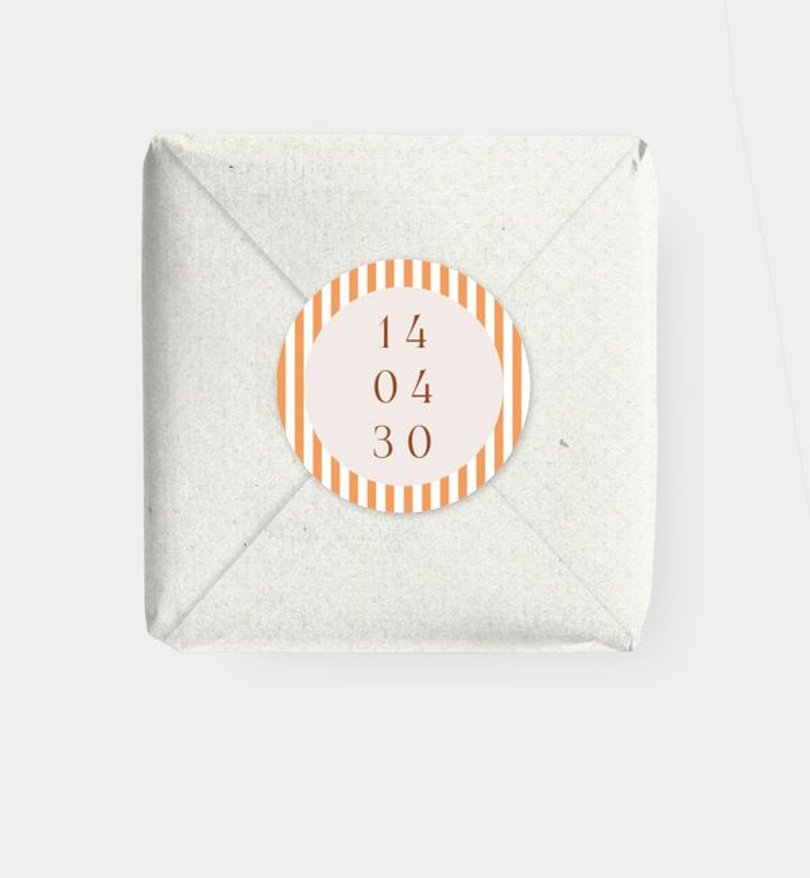 Geschenkaufkleber Hochzeit Wedding Waves