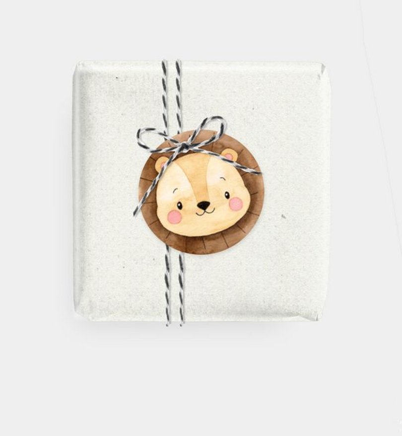 Geschenkanhänger Einschulung Little Lion