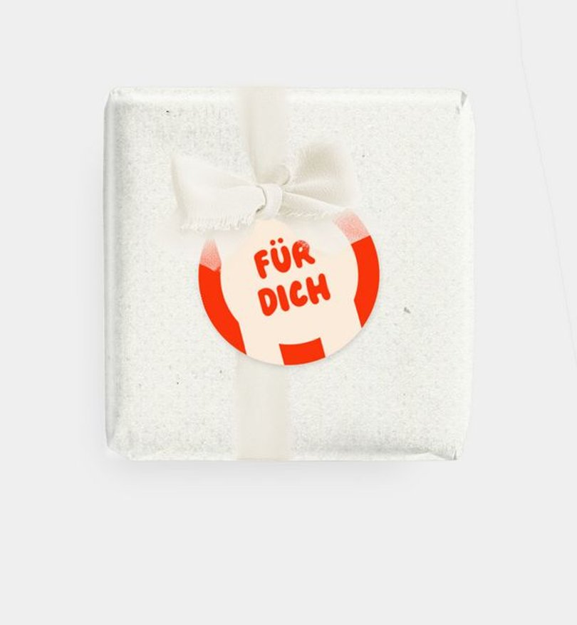 Geschenkanhänger Kindergeburtstag Popcorn