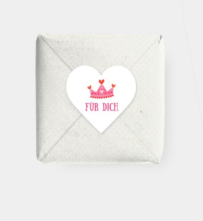 Geschenkaufkleber Kindergeburtstag Prinzessin