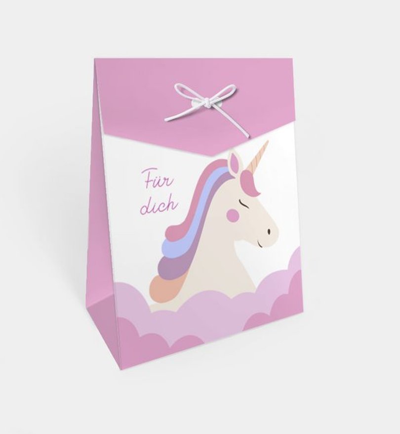 Gastgeschenk Kindergeburtstag Einhorntraum