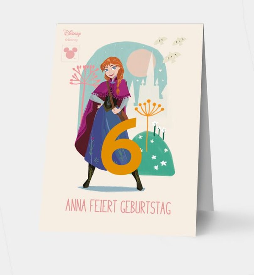 Gruppentischkarte Kindergeburtstag Frozen · Follow Your Heart