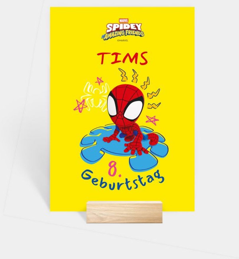 Gruppentischkarte Kindergeburtstag Gruppentischkarte