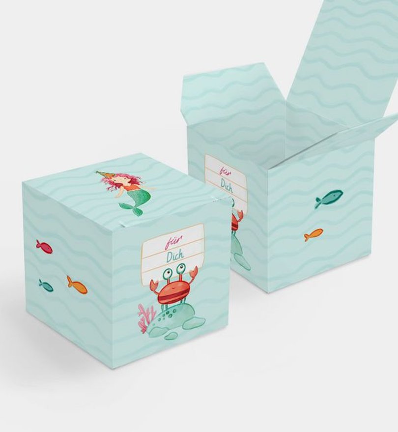 Gastgeschenk Kindergeburtstag Meermädchen