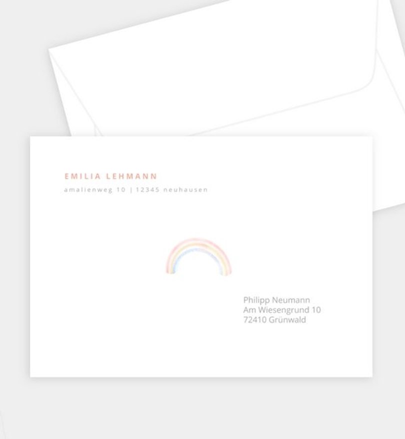 Briefumschlag Kindergeburtstag Briefumschlag