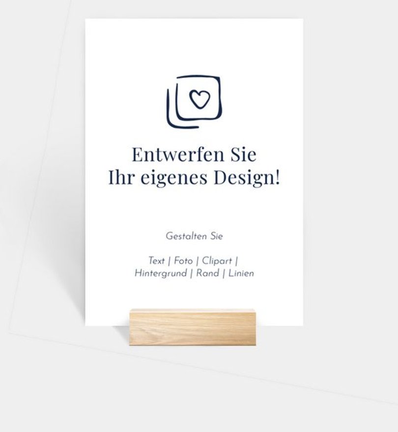 Gruppentischkarte Geburtstag Blanko Design