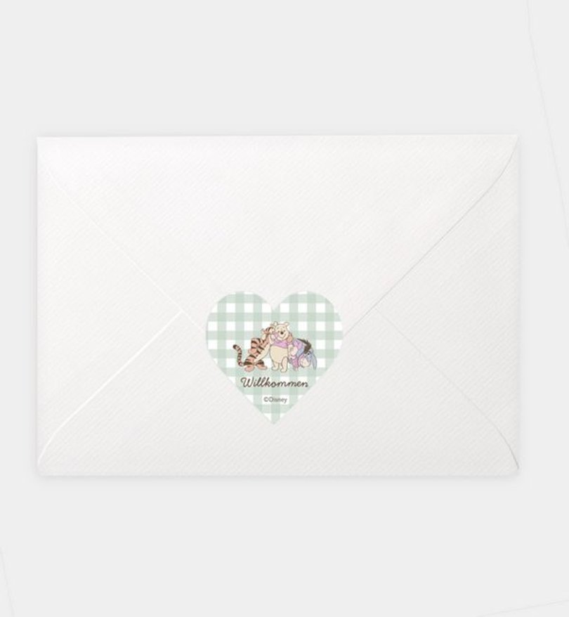 Siegelsticker Geburt Winnie Puuh · Dusted Cottagecore