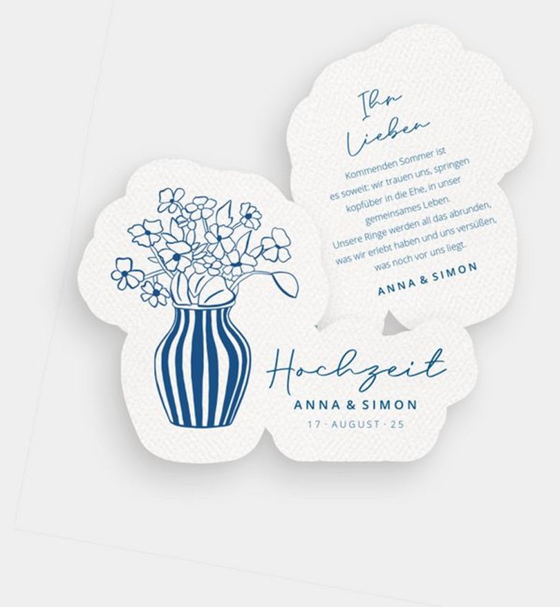 Einladungskarte Hochzeit Italian Summer