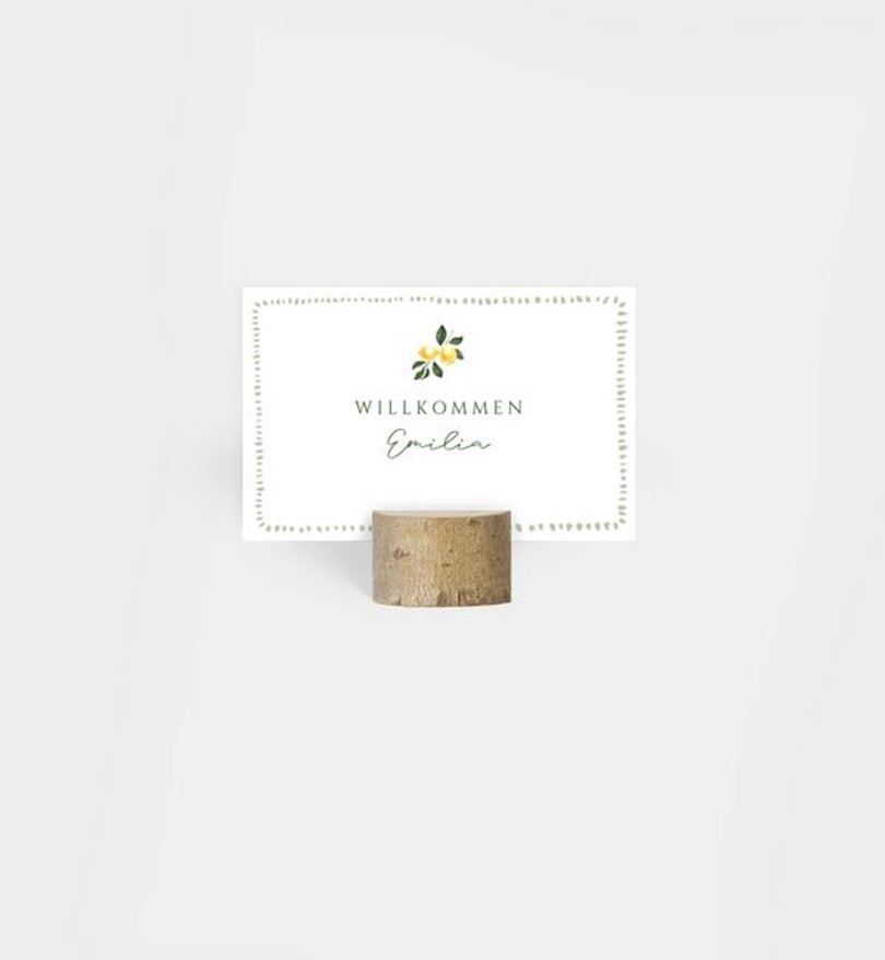 Tischkarte Hochzeit Summer Love