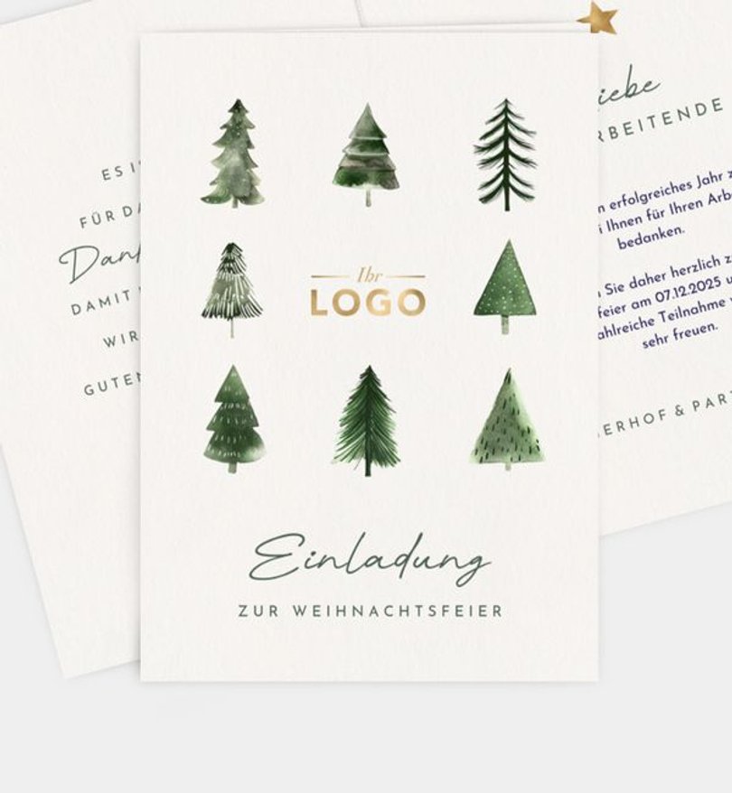 Weihnachtsfeier Weihnachtsfeier Warm Wintertrees