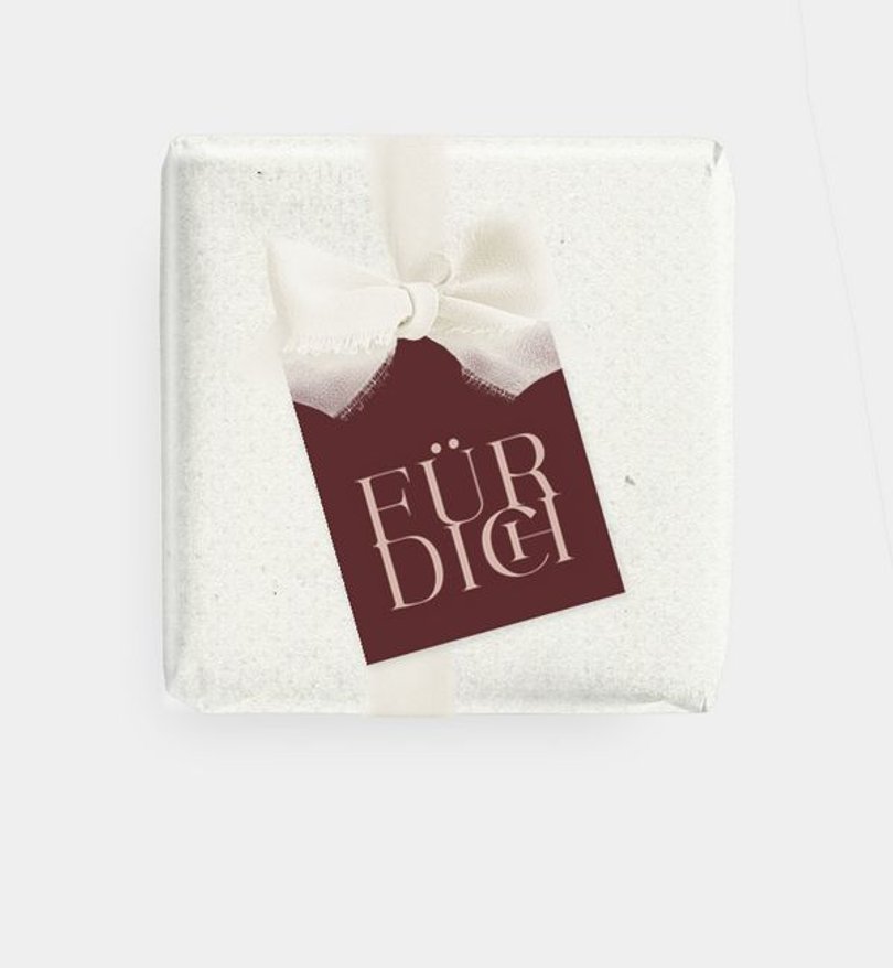 Geschenkanhänger Geschäftlich Urban Christmas