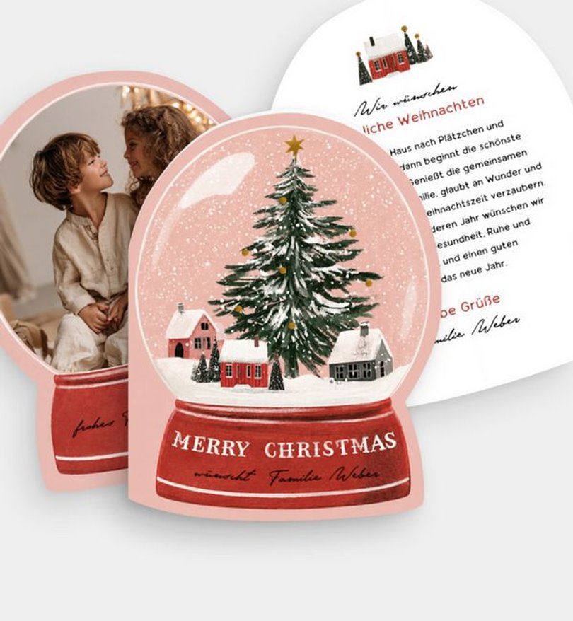 Weihnachtskarte Weihnachten/Privat My Snow Globe