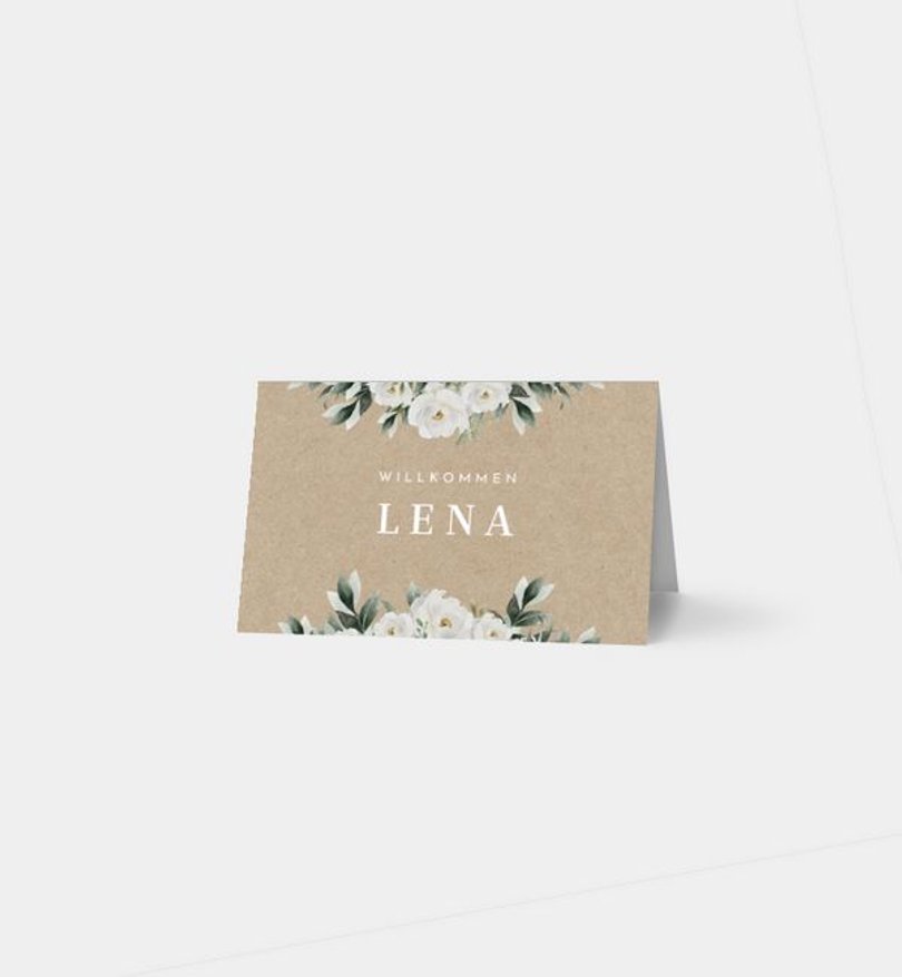 Tischkarte Hochzeit Fresh Love
