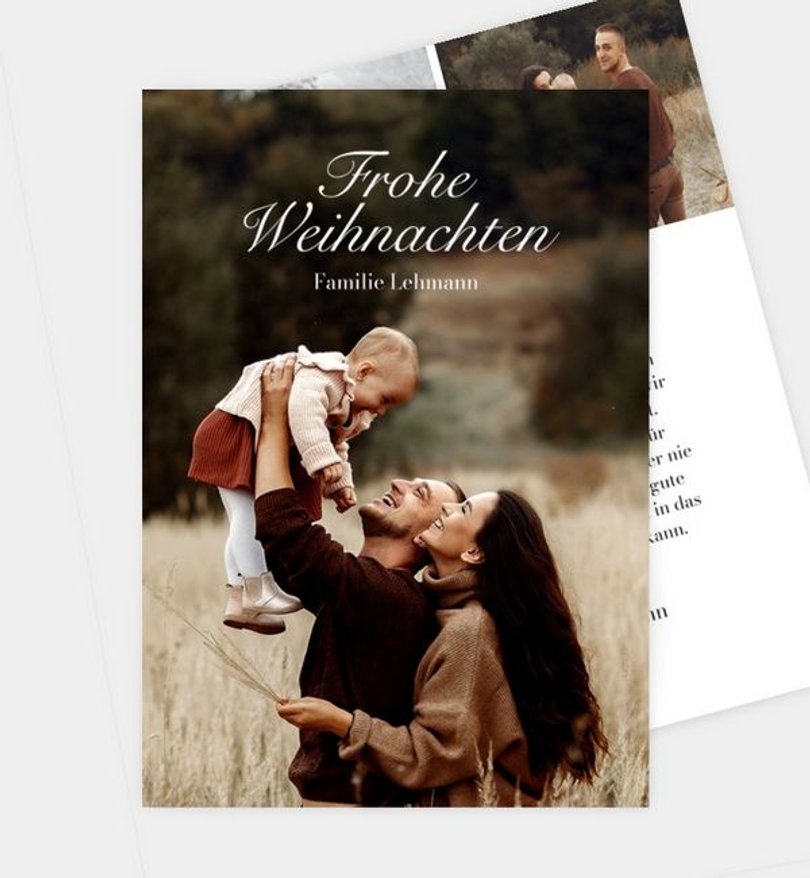 Weihnachtskarte Weihnachten/Privat Classic Elegance