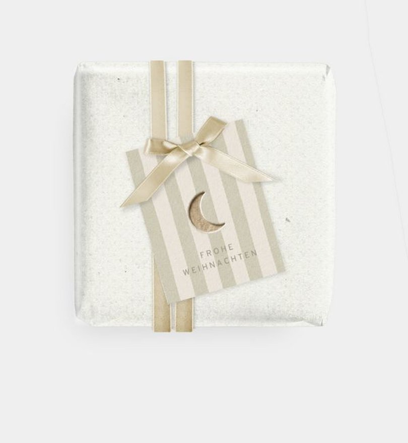 Geschenkanhänger Weihnachten Calm Stripes