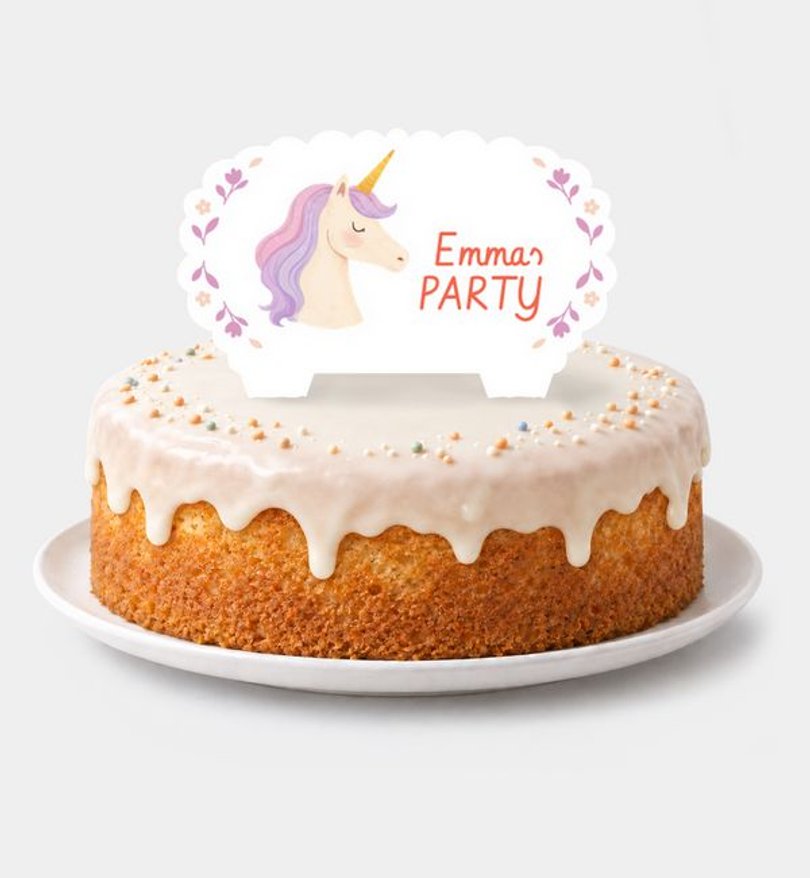 Caketopper Kindergeburtstag Magic Unicorn
