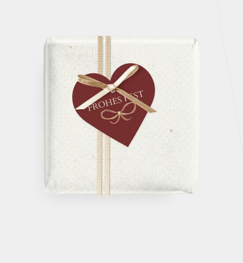 Geschenkanhänger Weihnachten Preppy Bow