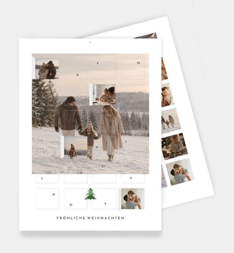 Foto-Adventskalender Weihnachten Kleiner Baum