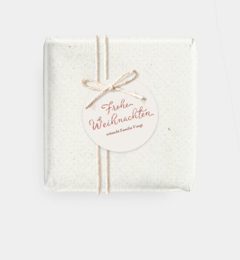 Geschenkanhänger Weihnachten Christmas Pattern