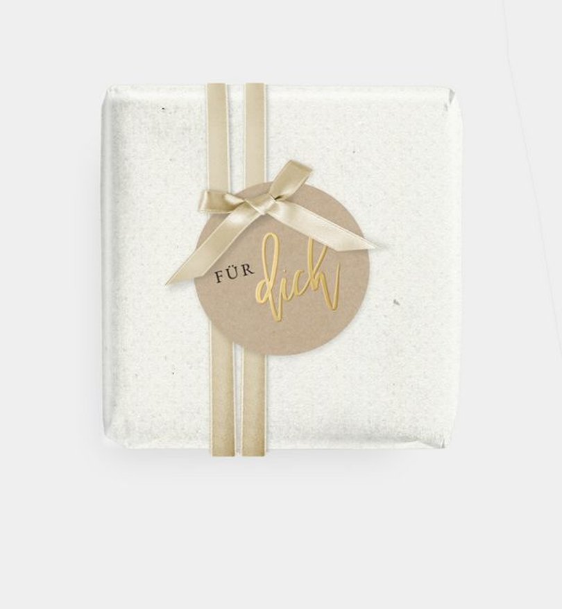 Geschenkanhänger Geburtstag Gold-Crafty