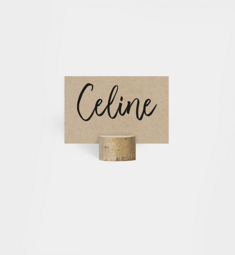 Tischkarte Geburtstag Gold-Crafty