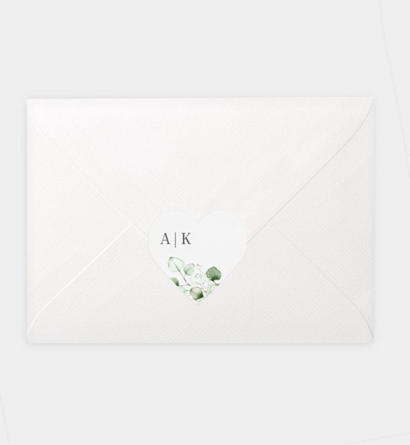 Siegelsticker Hochzeit Sweet Eucalyptus