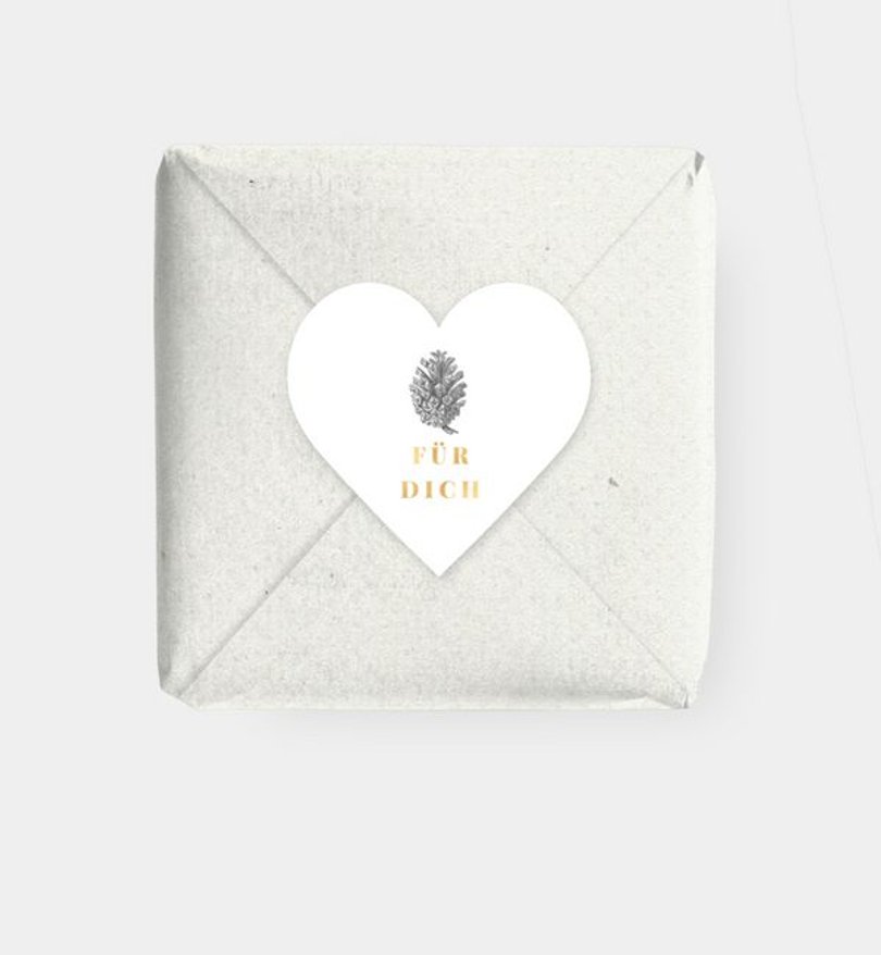 Geschenkaufkleber Geschäftlich Der Zapfen